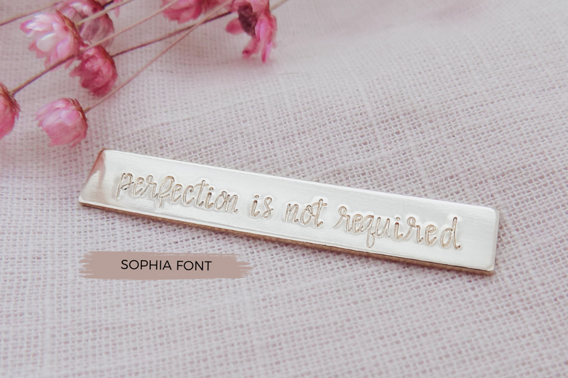PREORDER :: Birth Flower Personalized Necklace - Mia + Mini Hearts