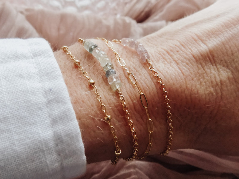Live-In Two Layer Chain Bracelet