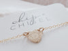 Birth Flower Aspen Mini Hearts Necklace