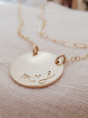 Personalized Mia Disc Necklace