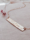 Personalized Classic Bar Necklace