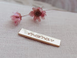 Lara Large Bar Personalized Necklace