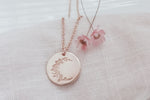 Floral Moon Necklace