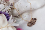 Birth Flower Aspen Mini Hearts Necklace