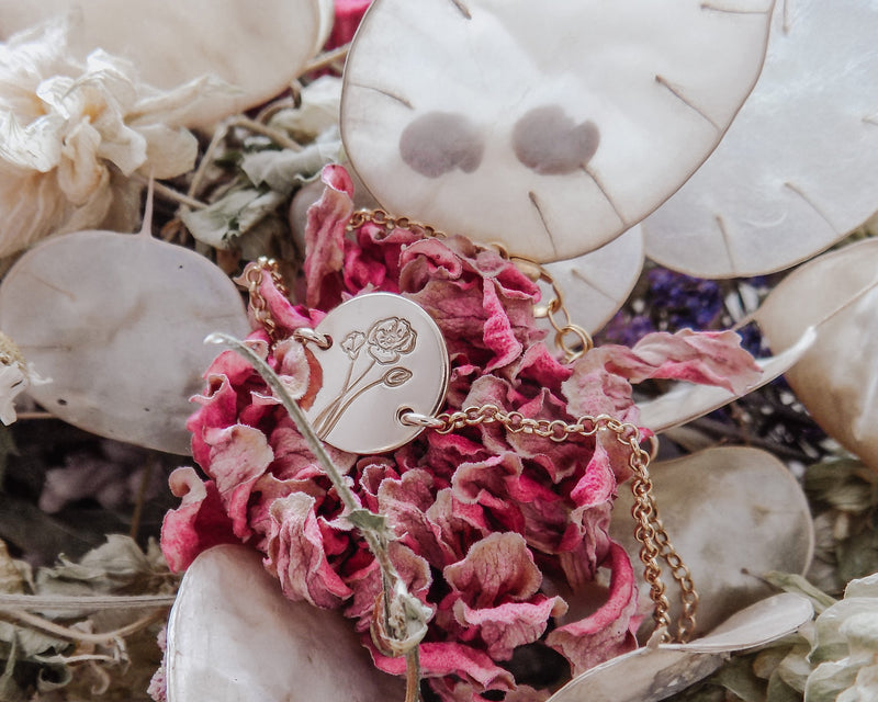 Simple Floral Stems Bracelet
