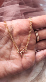 Dainty Bow Necklace - Two Styles