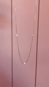 SOLID 14KT GOLD WITH DIAMONDS - EVERLY NECKLACE