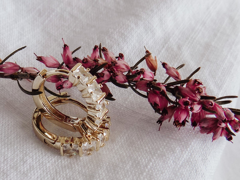 Dainty CZ Huggies
