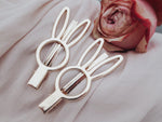 Bunny Ears Metal Hair Clips